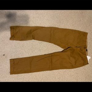 khaki, JCrew Driggs pants 34x34